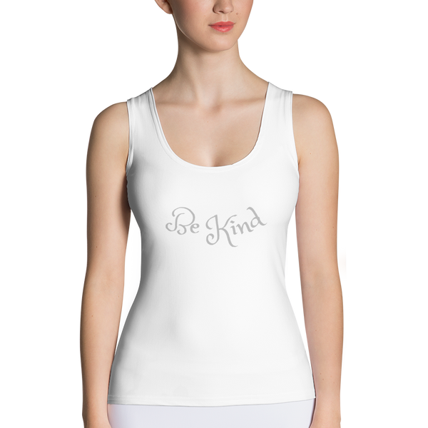 Elegant Body Hugging Tank Top, Custom Fabric Design/Cut & Sew