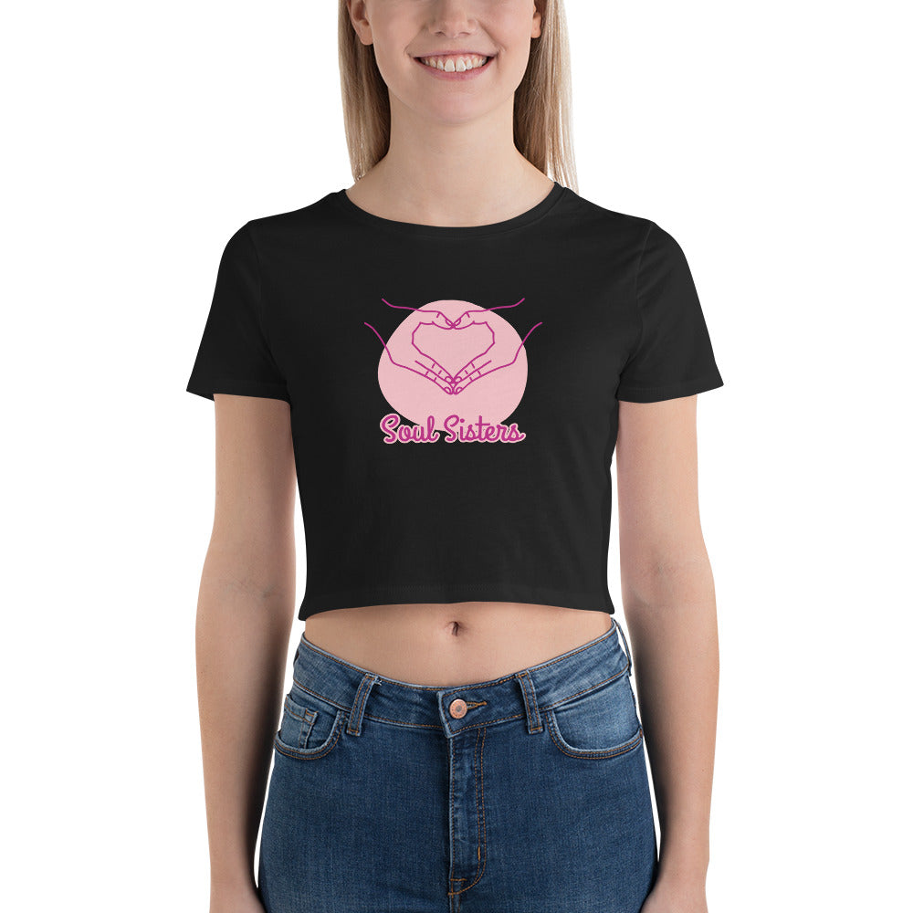 women's crop tee sisters